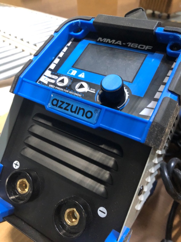 Photo 4 of AZZUNO Mini Stick Welder 110/220V, Small ARC Welder Machine MMA/Lift Tig 145A, Portable ARC Welding Machine with IGBT Inverter Built-in Hot Start ARC Force Anti Stick
