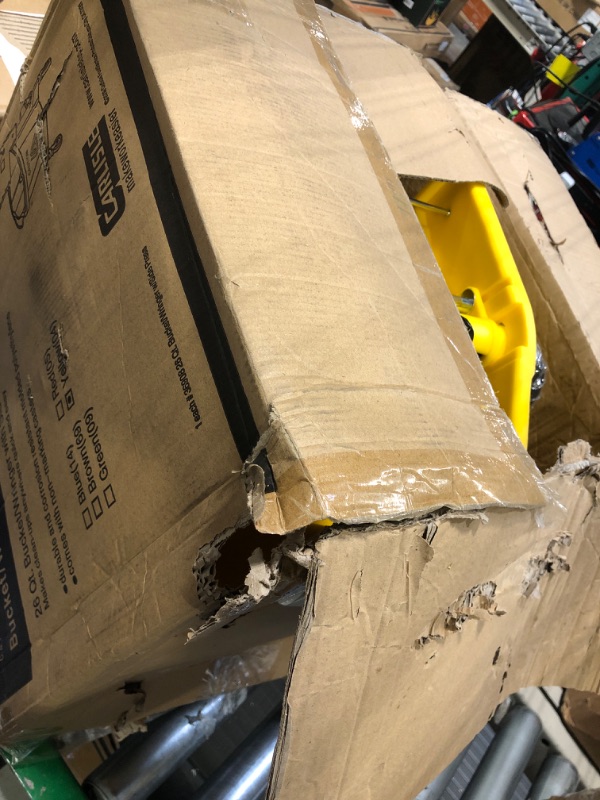 Photo 1 of 26 Qt. Side-Press Mop Bucket and Wringer Combo on Wheels, Yellow, for Professional/Industrial/Business Heavy-Duty Floor Cleaning/Mopping