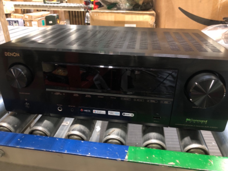 Photo 4 of Denon AVR-X1800H 7.2 Channel AV Receiver (2023 Model) - 80W/Channel, Wireless Streaming via Built-in HEOS, WiFi, & Bluetooth, Supports Dolby Vision, HDR10+, Dynamic HDR, and Home Automation Systems