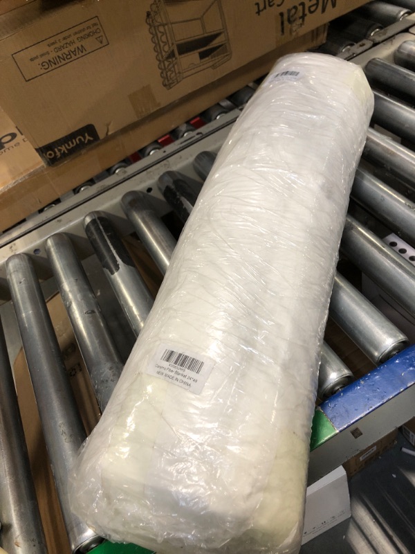 Photo 2 of 48"x24" x1" (Thick) Ceramic Fiber Blanket Fireproof Insulation Baffle Rated to 2400F, High-Temperature Resistance for Oven Stoves, Kilns,Forges 48"*24"*1"/1 piece