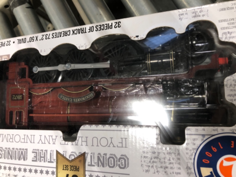 Photo 3 of Lionel Hogwarts Express Ready-to-Play 4-6-0 Set, Battery-powered Model Train Set with Remote Complete Set