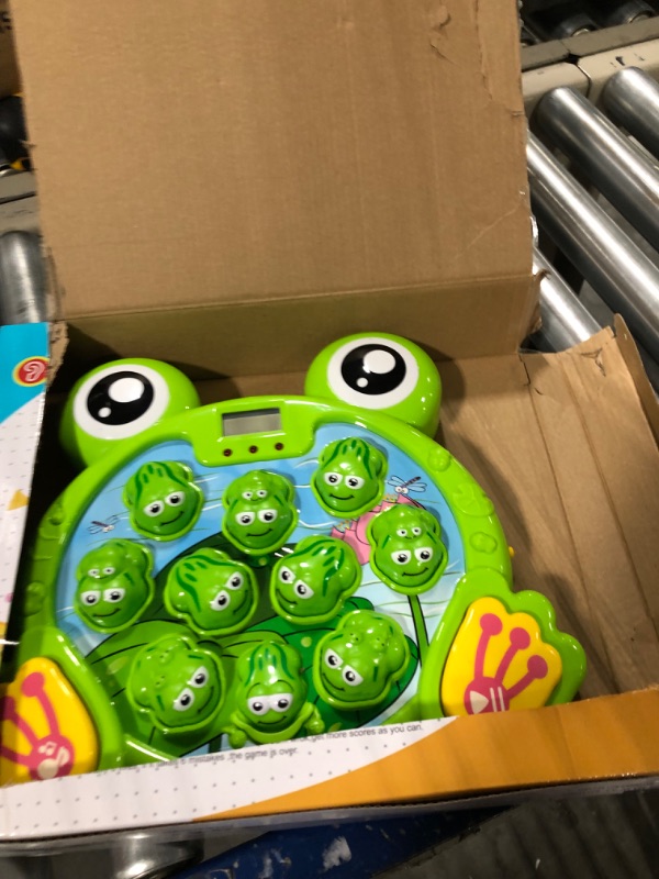 Photo 1 of CifToys Interactive Whack a Frog Game for Kids Ages 3, 4, 5, 6, 7, 8 Years Old Boys Girls, Fun Learning Gift for Toddlers, 2 Early Developmental Toy Hammers Included