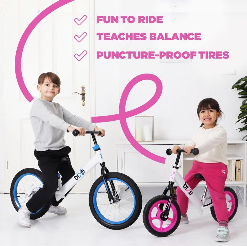 Photo 1 of ***MISSING HARDWARE***

Bixe: Pink (Lightweight - 4LBS) Aluminum Balance Bike for Kids and Toddlers - No Pedal Sport Training Bicycle - Bikes for 2, 3, 4, 5 Year Old
 
