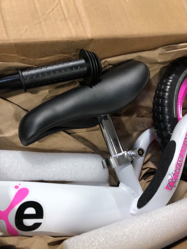 Photo 3 of ***MISSING HARDWARE***

Bixe: Pink (Lightweight - 4LBS) Aluminum Balance Bike for Kids and Toddlers - No Pedal Sport Training Bicycle - Bikes for 2, 3, 4, 5 Year Old
 
