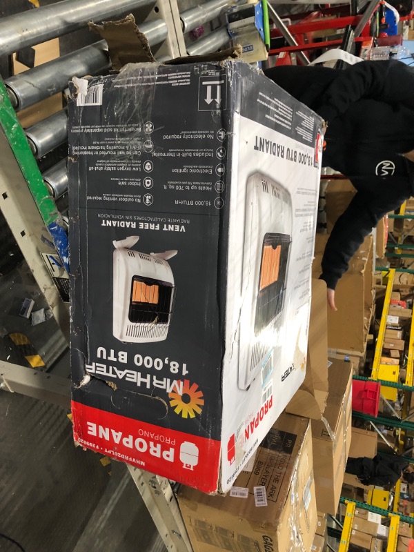 Photo 1 of Mr. Heater Corporation F299820 18,000 BTU Vent Free Radiant Propane Heater, MHVFRD20LPT