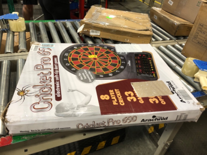 Photo 3 of Arachnid Cricket Pro Tournament-quality Electronic Dartboard with Micro-thin Segment Dividers for Dramatically Reduced Bounce-outs and NylonTough Segments for Improved Durability and Playability