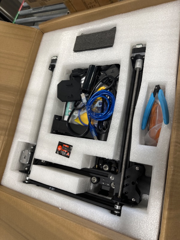 Photo 3 of JG MAKER R1 3D Printer,Auto-Leveling,Dual-Gear Direct Extruder, Dual Lead Screw Drive, Double-Faced PEI Spring Steel Sheet,Storage Box,Print Volume 9.06x9.06x9.84in Friendly for 3D Printers Beginner
