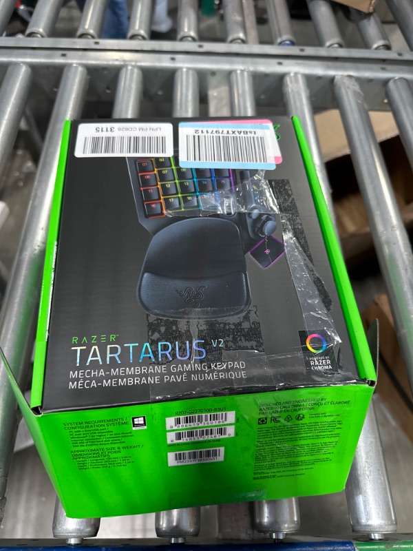Photo 1 of Razer - Tartarus V2 Wired Gaming Mecha-Membrane Keypad with Chroma Back Lighting - Black