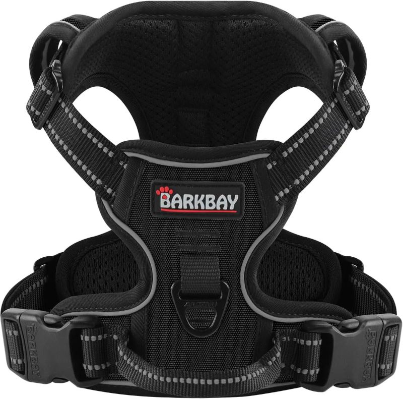Photo 1 of BARKBAY Dog Harness No Pull for Large Dogs - Adjustable, Reflective, Comfortable