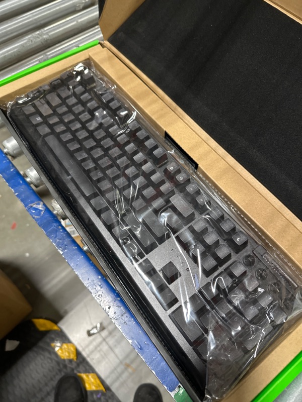 Photo 1 of Razer BlackWidow V4 Pro Wired Mechanical Gaming Keyboard: Yellow Mechanical Switches - Linear & Silent - Doubleshot ABS Keycaps - Command Dial - Programmable Macros - Chroma RGB - Magnetic Wrist Rest Yellow Switches - Linear & Silent