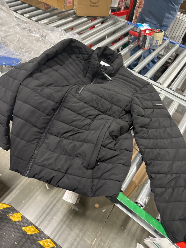 Photo 1 of Calvin Klein Lightweight Puffer Water-Resistant Down Men’s Jacket Large Black Stretch