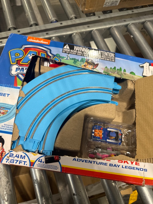Photo 3 of Carrera First Paw Patrol - Slot Car Race Track - Includes 2 Cars: Chase and Skye - Battery-Powered Beginner Racing Set for Kids Ages 3 Years and Up, Paw Patrol - Adventure Bay
