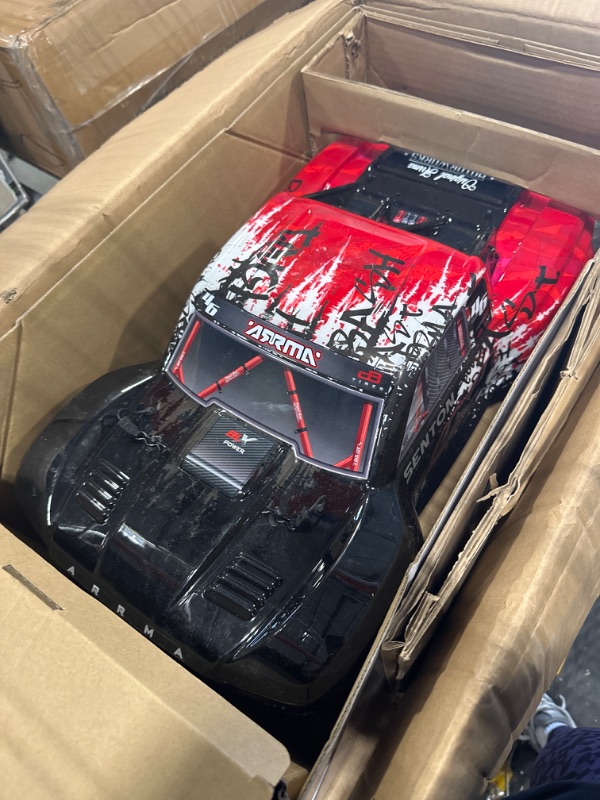 Photo 3 of ARRMA 1/10 SENTON 4X4 V3 3S BLX Brushless Short Course Truck RTR (Transmitter and Receiver Included, Batteries and Charger Required ), Red, ARA4303V3T2