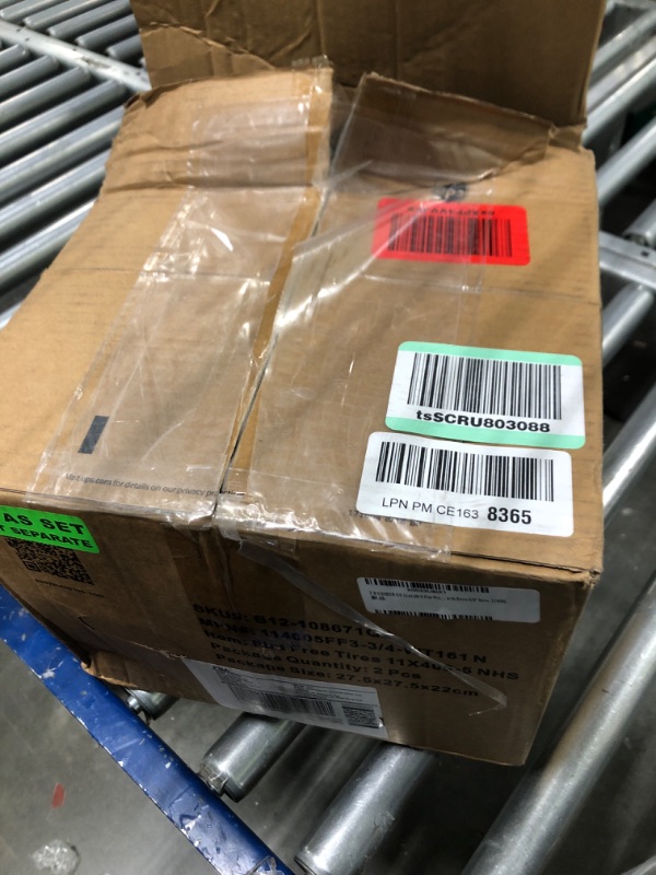 Photo 2 of 2 HORSESHOE 11x4.00-5 Flat-Free, Commercial Heavy Duty, Solid Smooth Wheels w/Grease Fitting for Zero Turn Lawn Mower, Center Hub 3"-4"-5" adjustable, 3/4" Grease Bushing, with Extra 5/8" Bore, 114005