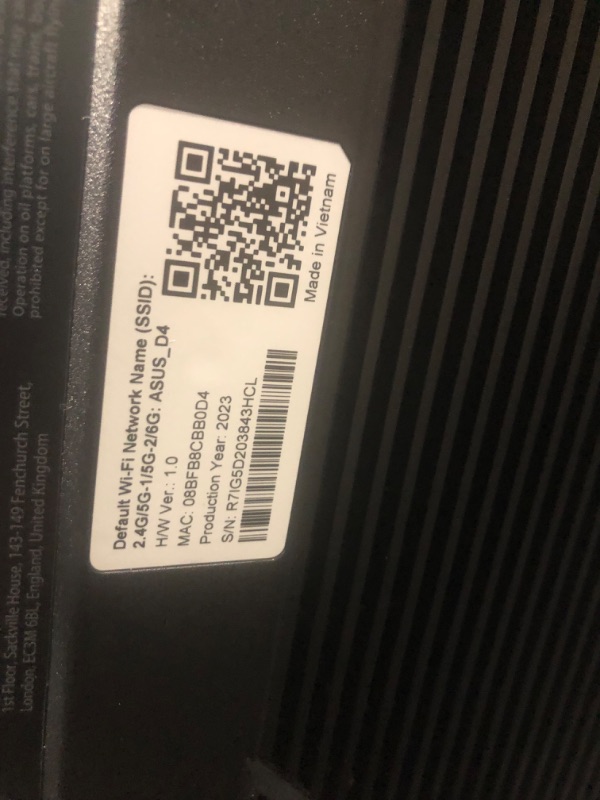 Photo 5 of ASUS ROG Rapture WiFi 6E Gaming Router (GT-AXE16000) - Quad-Band, 6 GHz Ready, Dual 10G Ports, 2.5G WAN Port, AiMesh Support, Triple-Level Game Acceleration, Lifetime Internet Security, Instant Guard AXE16000 | WiFi 6E | 10G Port