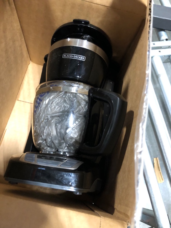 Photo 2 of 
BLACK+DECKER 12-Cup Digital Coffee Maker, CM1160B, Programmable, Washable Basket Filter, Sneak-A-Cup, Auto Brew, Water Window, Keep Hot Plate, Black