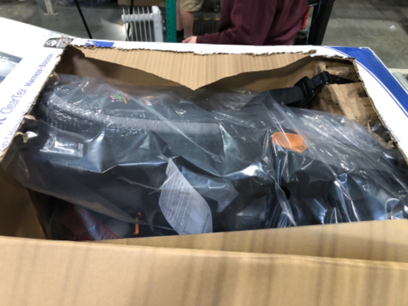 Photo 1 of Chicco MyFit ClearTex Harness + Booster Car Seat - Shadow | Black Shadow MyFit with ClearTex No Chemicals Harness&Booster Car Seat
