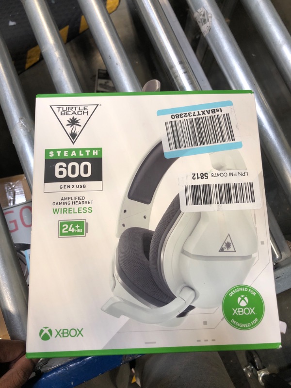 Photo 1 of Turtle Beach Stealth 600 Gen 2 USB Wireless Amplified Gaming Headset - Licensed for Xbox Series X, Xbox Series S, & Xbox One - 24+ Hour Battery, 50mm Speakers, Flip-to-Mute Mic, Spatial Audio - White Xbox Stealth 600 USB White