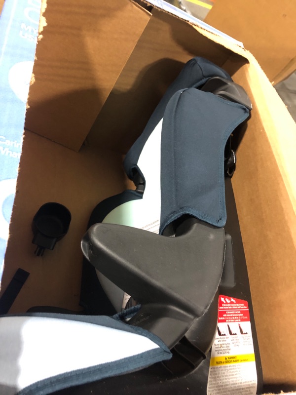 Photo 3 of Cosco Finale DX 2-in-1 Booster Car Seat, Forward Facing 40-100 lbs, Rainbow