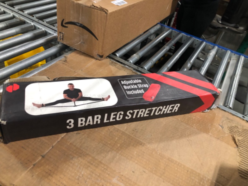 Photo 2 of 3 Bar Leg Stretcher – Stainless Steel Split Machine MMA Equipment Hamstring Stretcher Device Boosts Range of Motion and Stretching Flexibility – Yoga, Ballet, Dance and Gymnastics Training Equipment