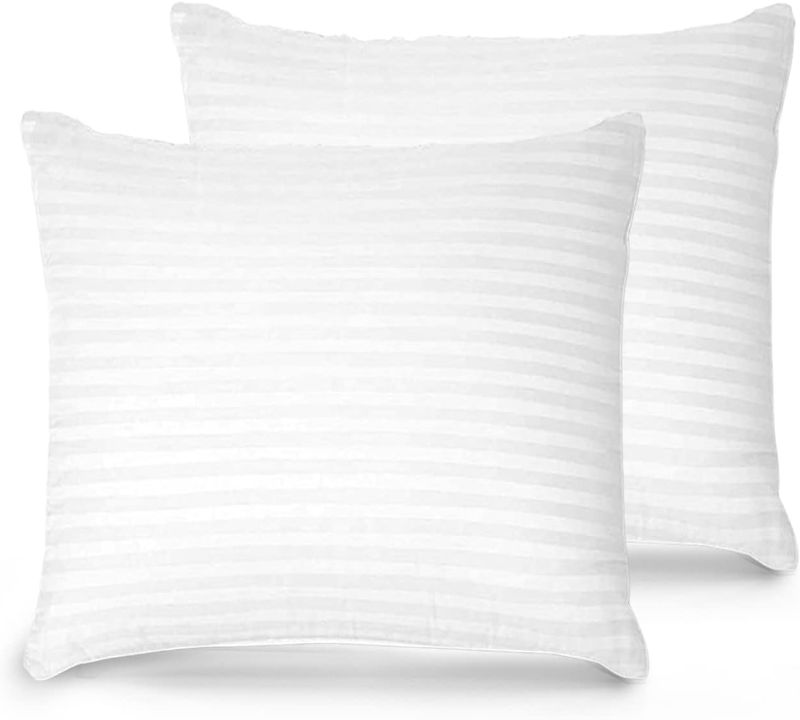 Photo 1 of 22x22 Throw Pillow Insert, Cushion Sham Stuffer Hypoallergenic Decorative Home Outdoor Couch Sofa Pillow Filler (Machine Wash, 2 Pack) White