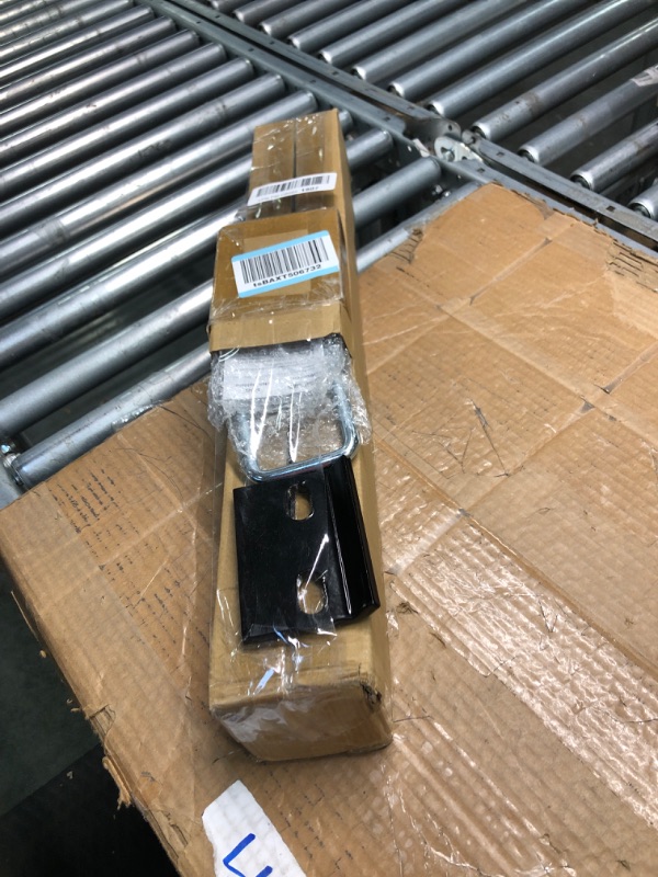 Photo 1 of 18 Inch Trailer Hitch Extension Extender 18" Trailer Hitch Extension for 2-inch Receivers Include 1PCE 5/8" Pin and Clip Black Power Coat Finish