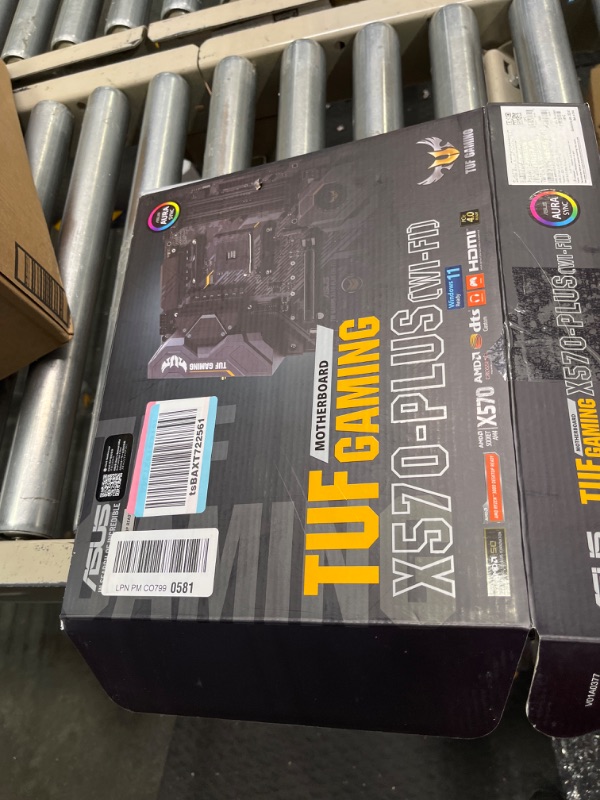 Photo 2 of ASUS AM4 TUF Gaming X570-Plus (Wi-Fi) AM4 Zen 3 Ryzen 5000 & 3rd Gen Ryzen ATX Motherboard with PCIe 4.0, Dual M.2, 12+2 with Dr. MOS Power Stage