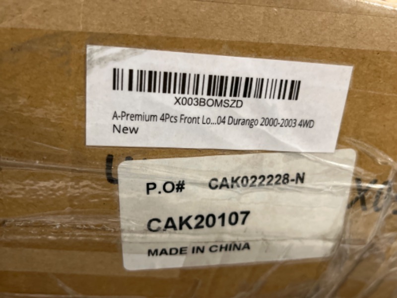 Photo 5 of A-Premium Set of 4, Front Lower Control Arm, Outer Tie Rod End, Compatible with Dodge Durango 2000-2003, Dakota 2000-2004, 4WD Only