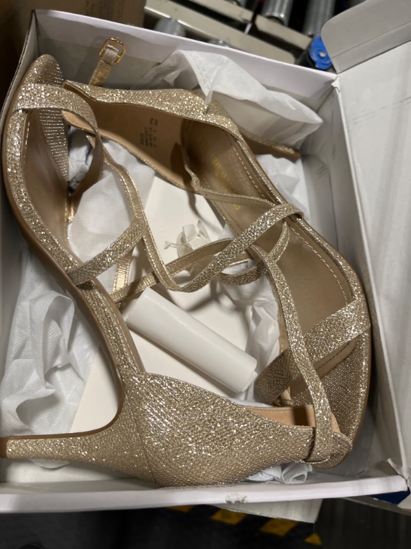 Photo 1 of DREAM PAIRS Women's GIGI Fashion Stilettos Open Toe Pump Heel Sandals 11 size