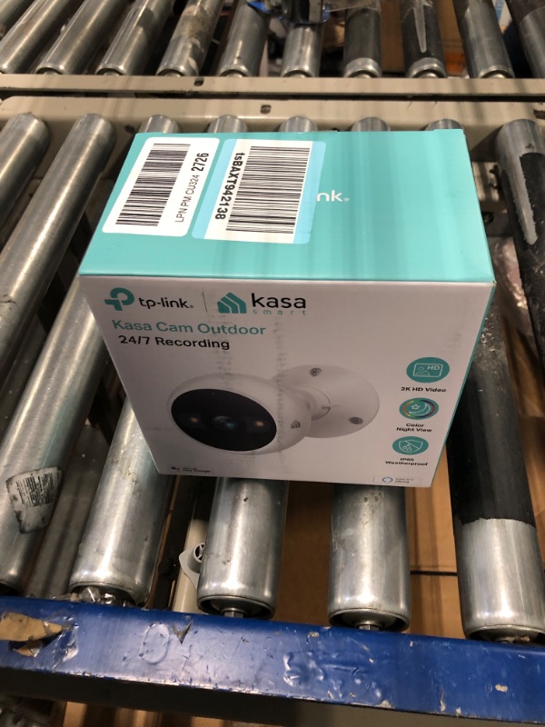 Photo 2 of Kasa 4MP 2K Security Camera Outdoor Wired, IP65, Starlight Sensor & 98 Ft Night Vision, Motion/Person Detection, 2-Way Audio w/Siren, Cloud/SD Card Storage, Alexa &Google Assistant Compatible(KC420WS)