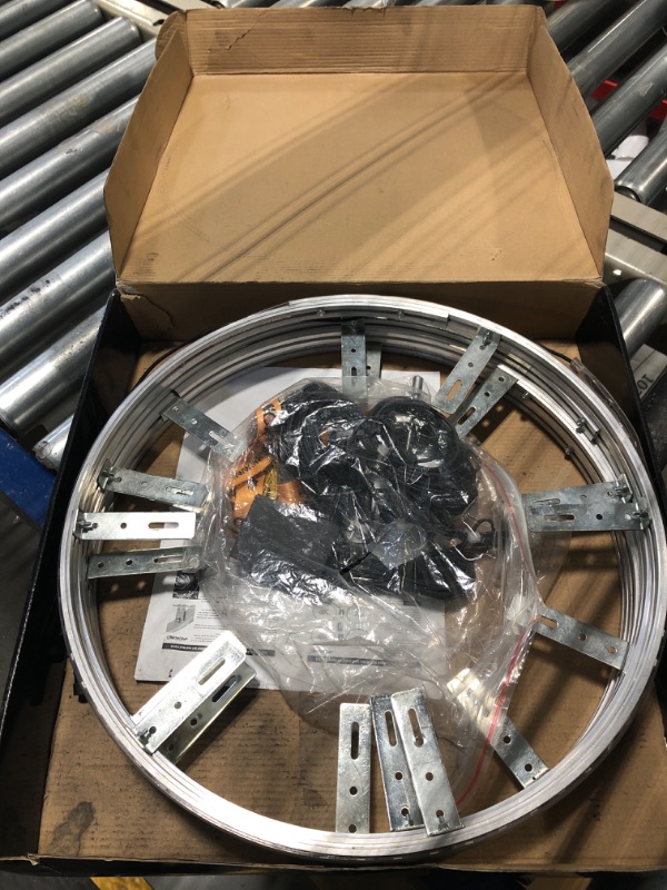 Photo 1 of MORUMO Adjustable 16" to 22" RGB LED Wheel Ring Light Kit w/chassing w/Turn Signal and Braking Function and Controlled by Remote and app Simultaneously with Lock Function -4PCS (Single Row)