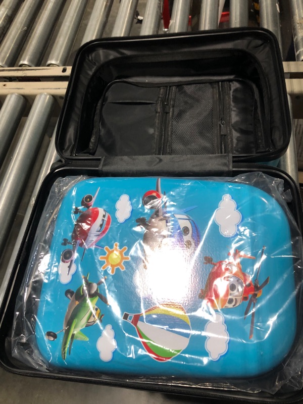 Photo 1 of emissary Kids Luggage With Wheels For Boys, Kids Suitcases With Wheels For Boys, Airplane Kids Luggage Set, Kids Carry on Luggage with Wheels, Toddler Rolling Suitcase For Boys,Travel Luggage For Kids