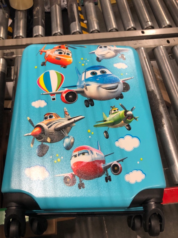 Photo 1 of emissary Kids Luggage With Wheels For Boys, Kids Suitcases With Wheels For Boys, Airplane Kids Luggage Set, Kids Carry on Luggage with Wheels, Toddler Rolling Suitcase For Boys,Travel Luggage For Kids