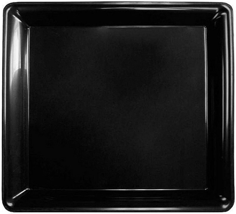 Photo 1 of 17x17 inch plastic tray black 3pck