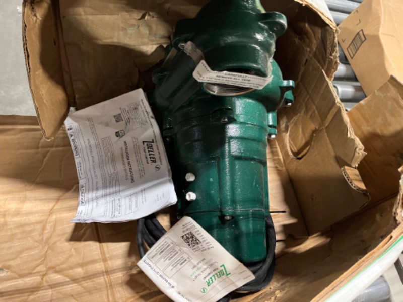 Photo 3 of Zoeller Waste-Mate 267 Sewage Pump, 1/2 HP – Heavy-Duty Submersible Sewage, Effluent or Dewatering Pump Black