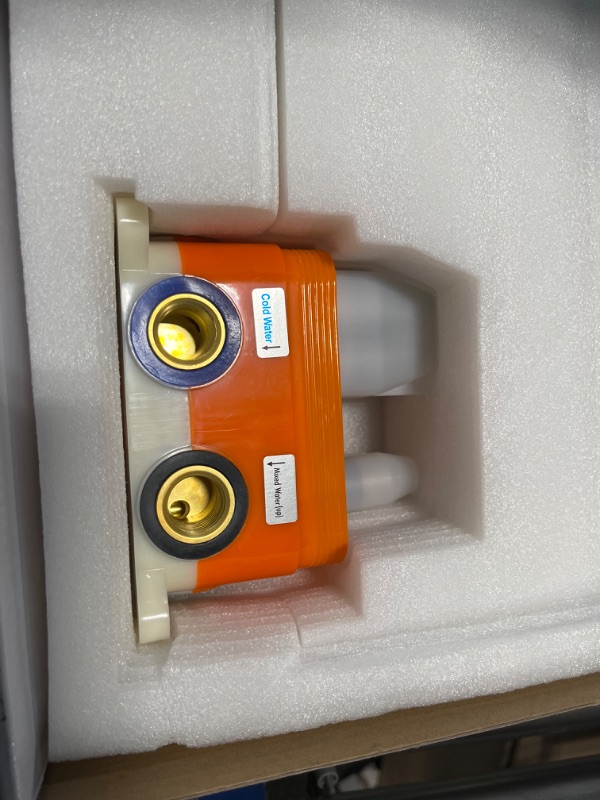 Photo 1 of Enga Shower System Body Jets with On-Off Switch, 16 Inch Rain Shower Head System Full Body Spray Massage Shower Set, Multi Head Shower Faucet Combo, Matte Black Jets w/ Shutoff-16"Ceiling Matte Black