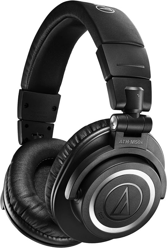 Photo 1 of Audio-Technica ATH-M50xBT2 Wireless Over-Ear Headphones, Black