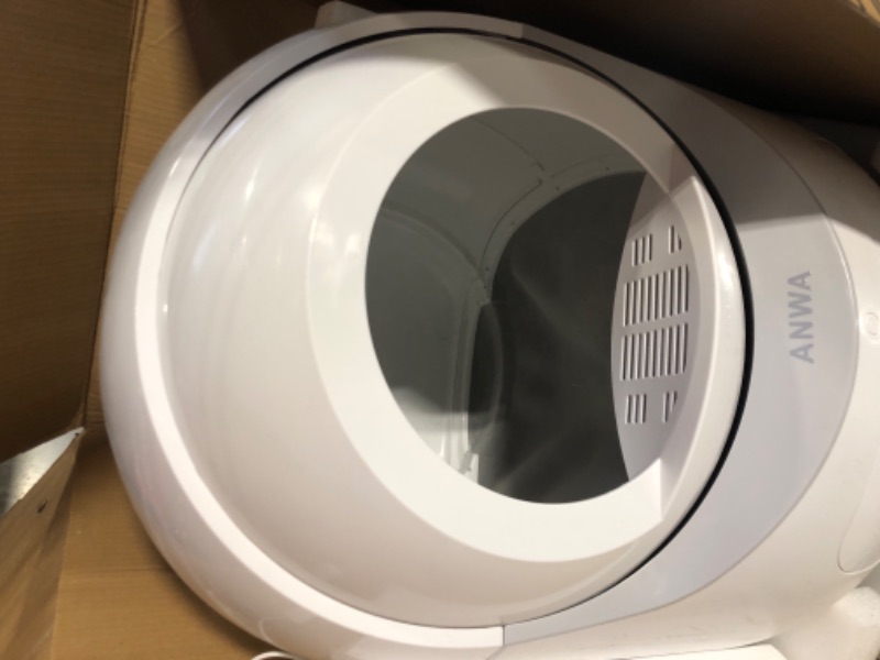 Photo 1 of ANWA Automatic Cat Litter Box Self Cleaning, APP Control Self Cleaning Litter Box for Multiple Cats, Kitty Litter Box Self Cleaning(New Model)
