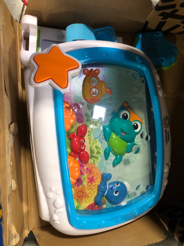 Photo 1 of Baby Einstein Sea Dreams Soother Musical Crib Toy and Sound Machine, Newborns Plus