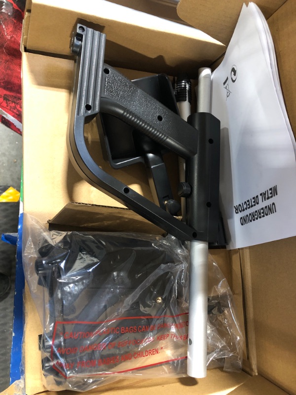 Photo 1 of Wedigout Metal Detector for Kids & Adults, Lightweight Childrens Metal Detector, Waterproof Adjustable 30" to 42" Gold Detector for Beach Backyard Seach for Treasure (Black)