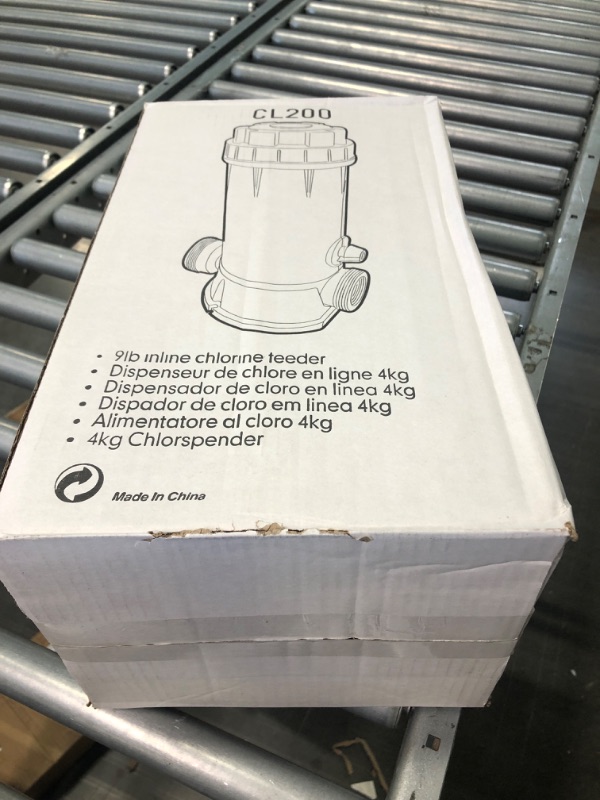 Photo 2 of CL200 Inline Chlorinator Replacement Hayward CL200 chlorinator Feeder, Inground Pool Inline Automatic Chlorinator Feeder, High-Grade ABS Material, Easy to Use (Carry Instructions)