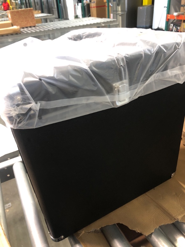 Photo 1 of Victrola Vintage Vinyl Record Storage and Carrying Case, Fits all Standard Records - 33 1/3, 45 and 78 RPM, Holds 30 Albums, Perfect for your Treasured Record Collection, Black