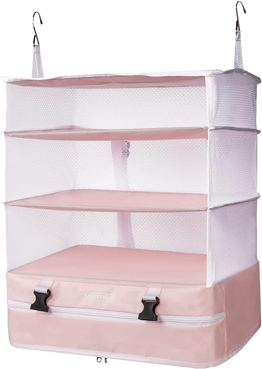 Photo 1 of TABITORA Portable Hanging Travel Shelves Bag Packing Cube Organizer Suitcase Storage Large Capacity