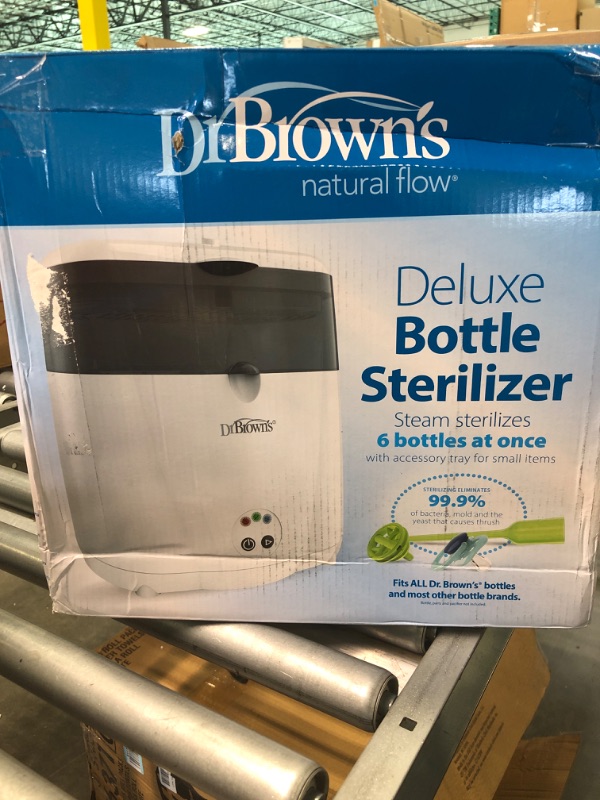 Photo 2 of Dr. Brown's Deluxe Bottle Sterilizer and Baby Bottle Cleaning Brush with Sponge and Scrubber Bundle Sterilizing & Cleaning Set