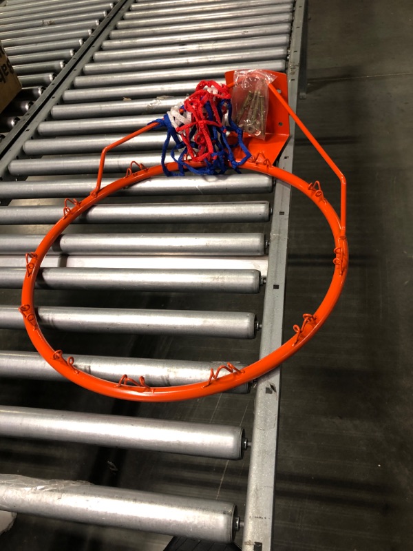 Photo 3 of Basketball Rim Replacement, Standard 18" Size Basketball Goal Hoop with Net