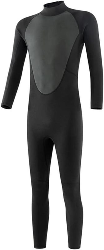 Photo 1 of Diving Wetsuit-Ultra Stretch Neoprene Full Body Suit Back Zip Swimsuit for Spearfishing Snorkeling Black L Swimsuit