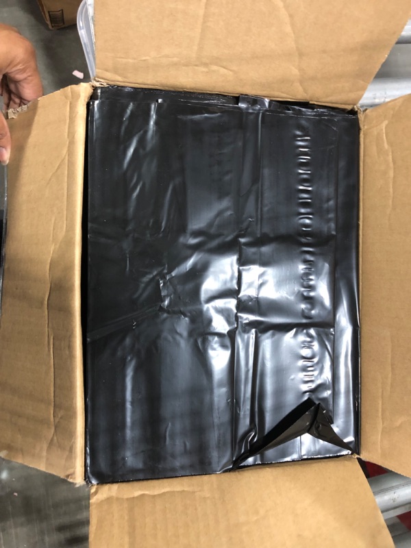 Photo 3 of Reli. (400 Pcs) 12x15.5" Black Poly Mailers | Bulk Shipping Bags for Small Business | Black Poly Bags for Shipping, 12x15.5 Inch | Packaging Bags for Clothing |Non-Padded Shipping Envelopes, Self Seal Black (400 Pcs)