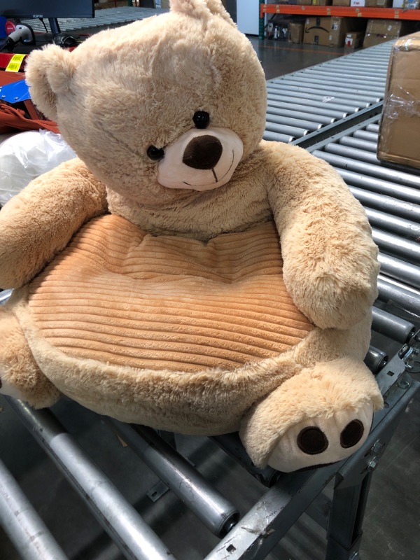 Photo 1 of GeniusCells Giant Baby Seats Teddy Bear Chair Sitting Support Sofa Plush Toys Stuffed Animal Doll Children' Reading Sofa Chair Seat Cushion Toddlers Furniture