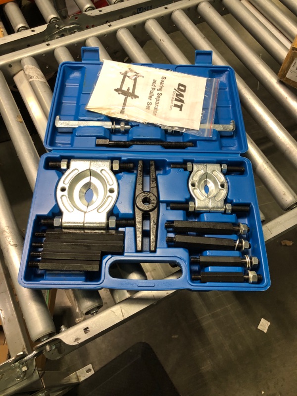 Photo 4 of Orion Motor Tech OMT Bearing Puller Set, 5 Ton Capacity Bearing Separator, Pinion Wheel Bearing Removal Kit with 2" and 3" Jaws, Wheel Hub Axle Puller Set, Heavy Duty Bearing Splitter Tool Kit