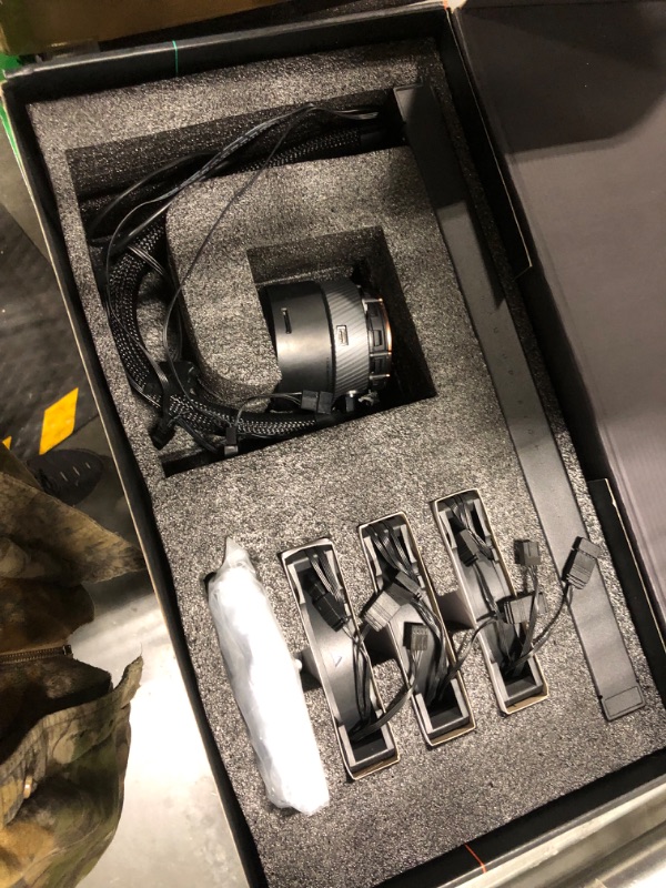 Photo 1 of AORUS WATERFORCE X 360 AIO Liquid CPU Cooler, Rotatable Circular LCD Display with Micro SD Support, 360mm Radiator with 3X 120mm Low Noise ARGB Fans, Compatible with Intel LGA1700 360mm WATERFORCE X